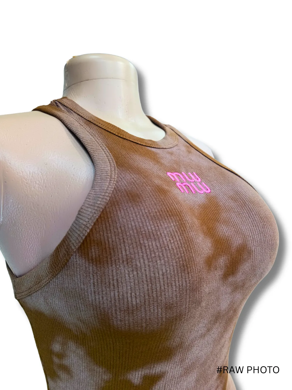 Ribbed Tie-Dye Bodycon Dress - Cotton dresses available at theGirlyZone Kampala